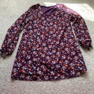 Emerald sundae floral dress